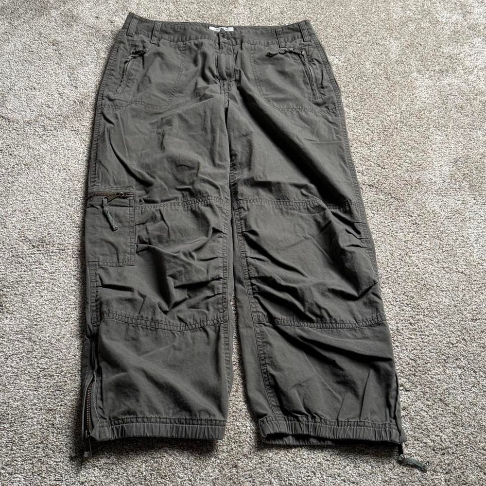 DAVID N SPORT OLIVE CARGO PANTS